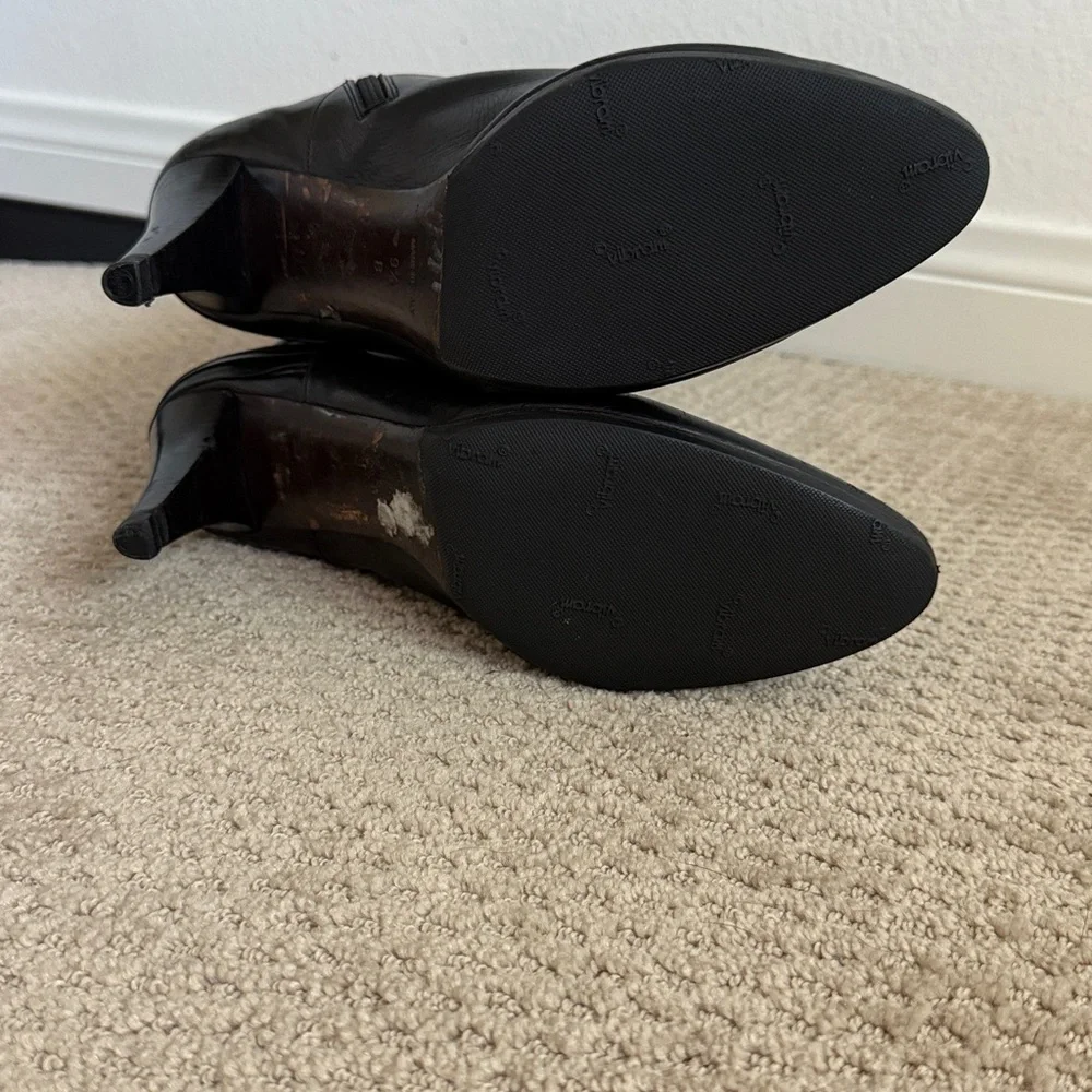 Cole Haan Black Heeled Boots - Picture 7 of 10